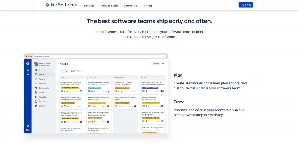 Jira as trello alternative